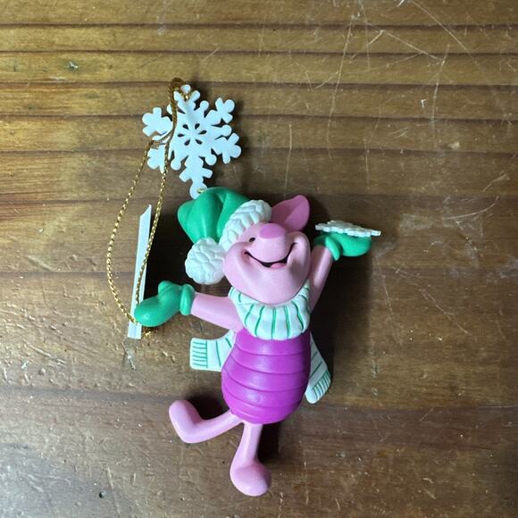 Disney Piglet From Pooh Grolier President's Edition Christmas Ornament In Box - Picture 1 of 3